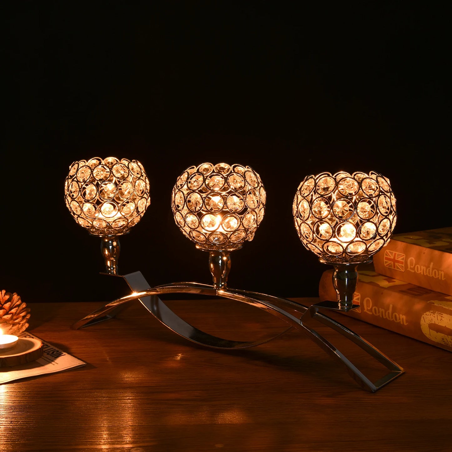 Crystal Candle Holders