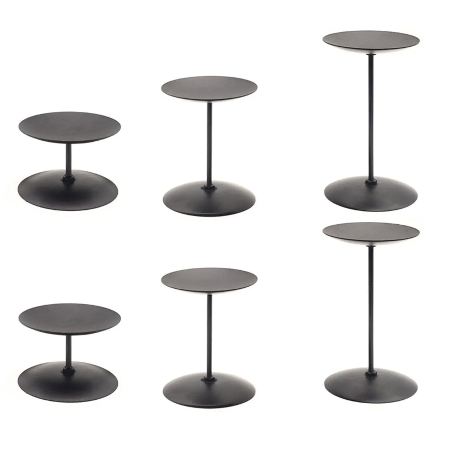 2.7''/4''/6'' Holder 6 Pcs Fireplace Candles For Inside Fireplace