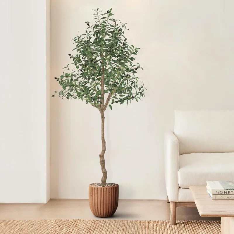 6FT Faux Olive Branches