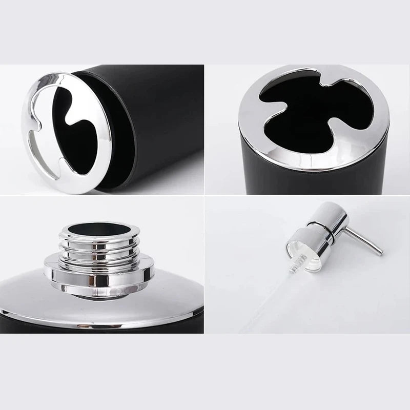 4 black bathroom kit