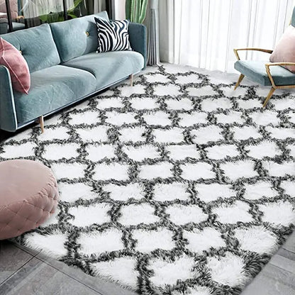 Shag Area Rugs Non-Slip