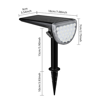 4 Pack 600 Lumen Spot Lights,9 Color Modes
