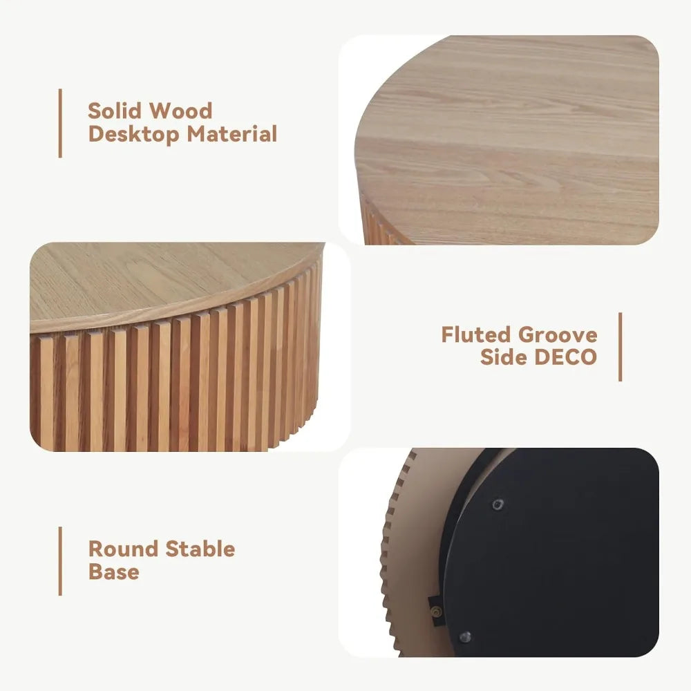 31.5'' Handcraft Drum Round