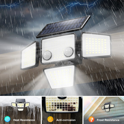 3000LM 188 LED Motion Sensor Lights