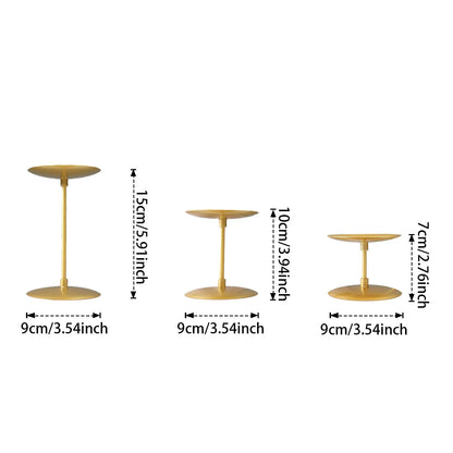 2.7''/4''/6'' Holder 6 Pcs Fireplace Candles For Inside Fireplace