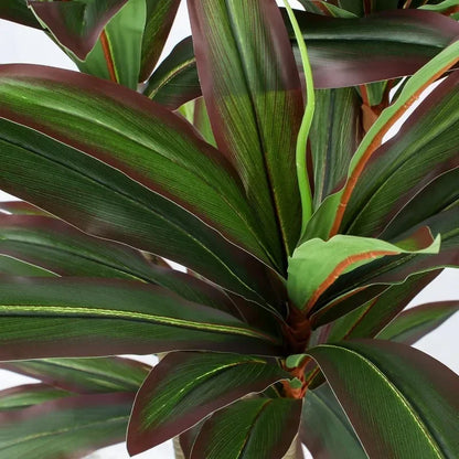 5ft Red Yucca Silk Tree Faux Plants Indoor