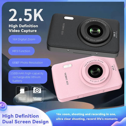 48MP 1080P 16X Mini Digital Photo Camera