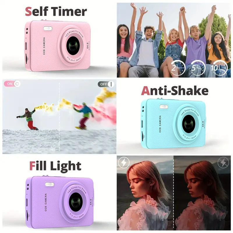 48MP 1080P 16X Mini Digital Photo Camera