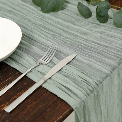 Gauze Table Runner Dinning  Decoration