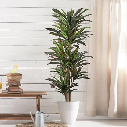 6ft Red Yucca Silk Tree Faux Plants