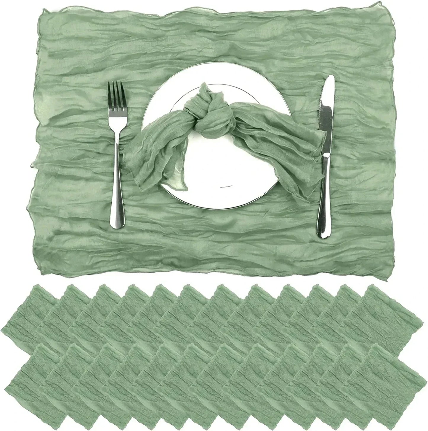 Gauze Table Runner Dinning  Decoration