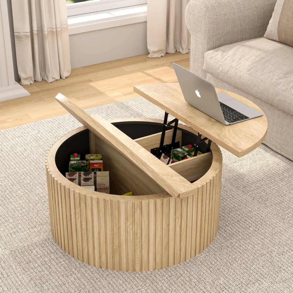 34.6'' Lift Top Coffee Table with Storage