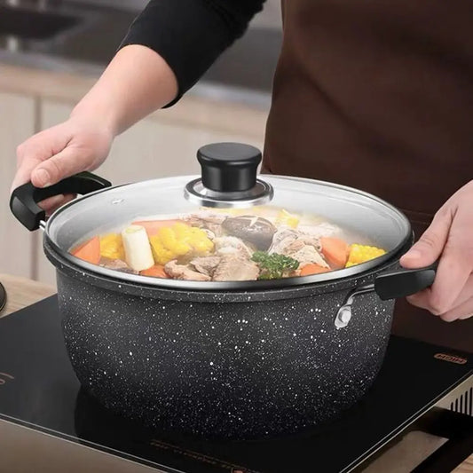 Stone Soup Pot Non-stick with Lid