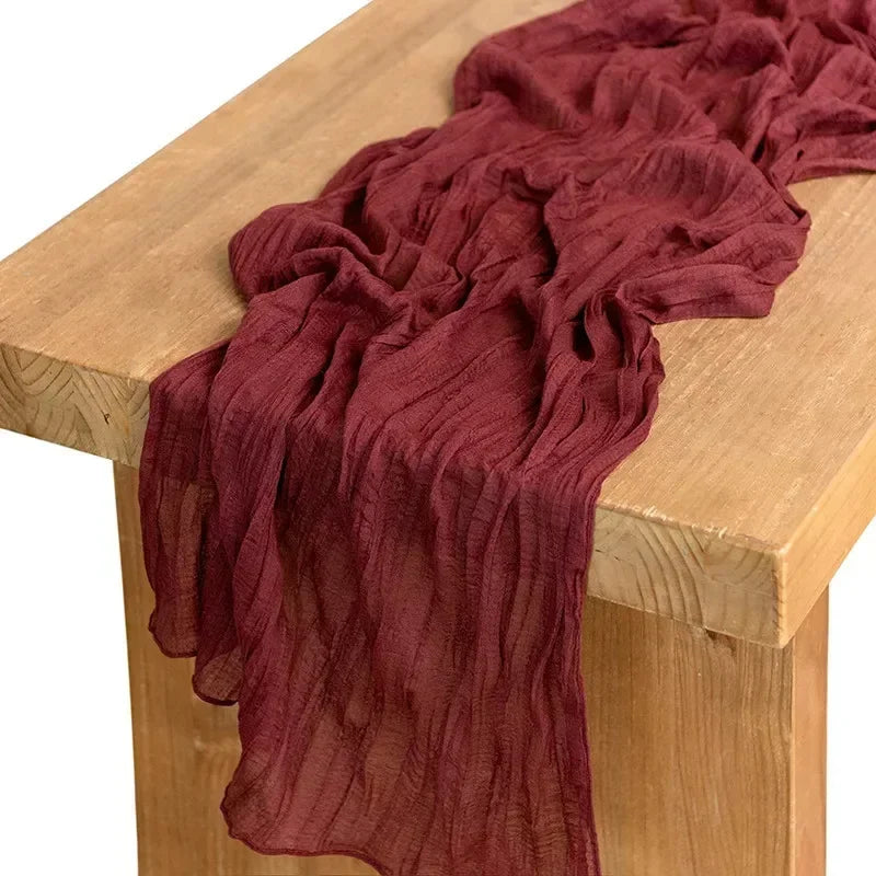 Gauze Table Runner Dinning  Decoration