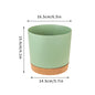 Large Flowerpot Plastic Indoor with Drainage