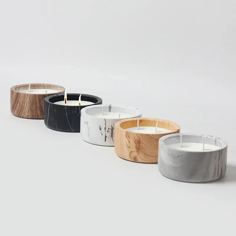 Aromatherapy Candle Cup DIY Empty Candle Holder Decoration
