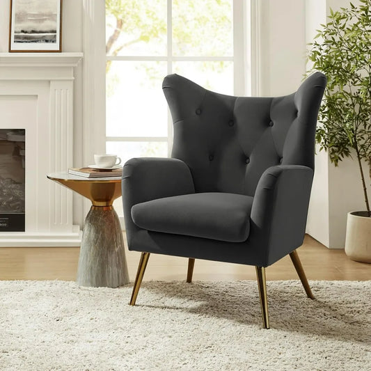 Metal Gold Legs, Sofa Chair