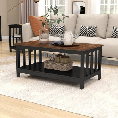 39.9L*22W*18.1H Farmhouse Coffee Table