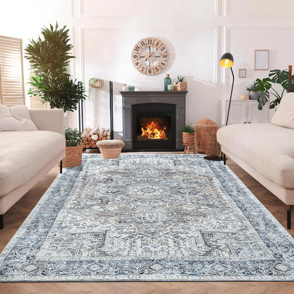 Vintage Printed Rug Area Rugs