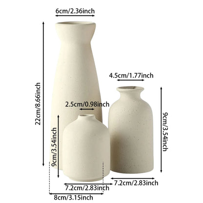 Ceramic Vase Set Modern Home Decor Decorative