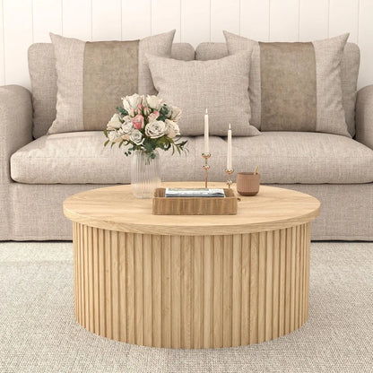34.6'' Lift Top Coffee Table with Storage