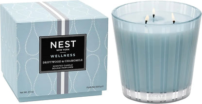 3-Wick Candle Driftwood & Chamomile Scented