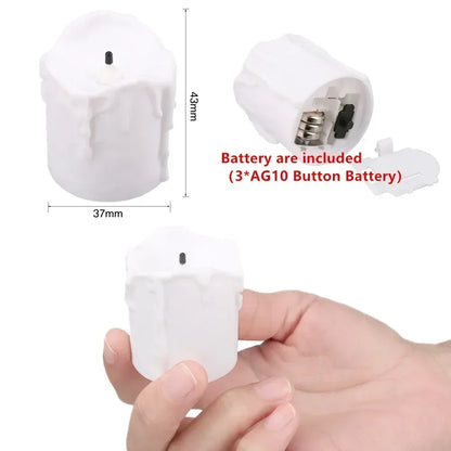 Flameless Led Tea Lights Candle Battery Operated