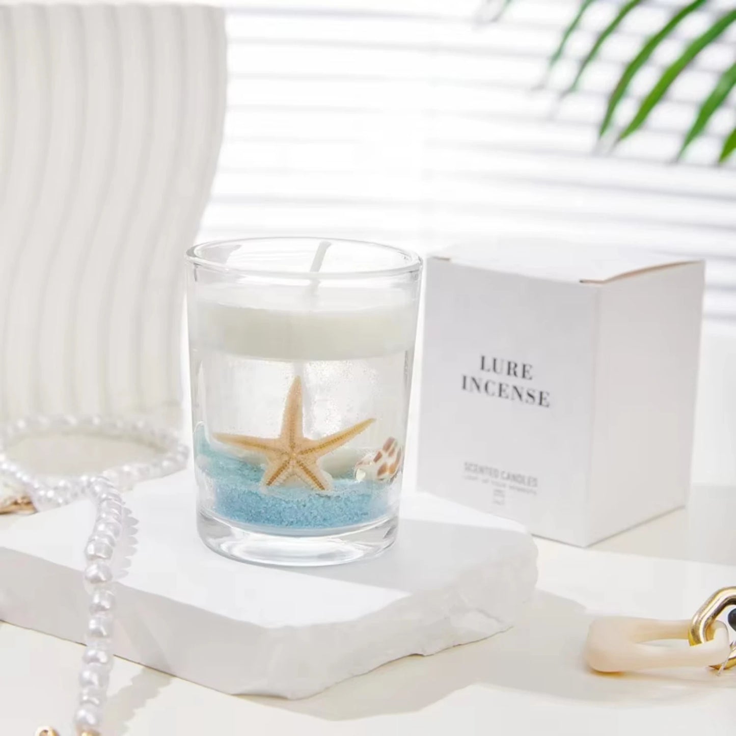 Summer Sea  Jelly Wax Scented Candle