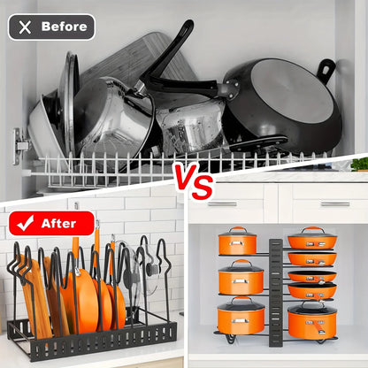 2 Pack Pot Rack, Organizers, Kitchen Organization & Storage Rack