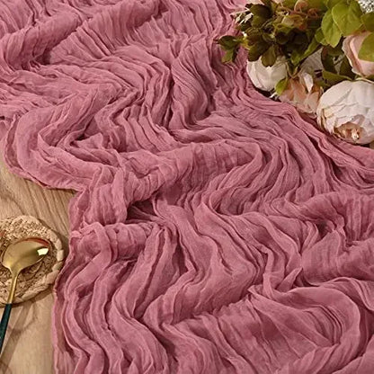Gauze Table Runner Dinning  Decoration