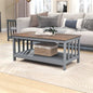 39.9L*22W*18.1H Farmhouse Coffee Table