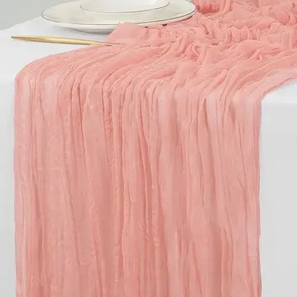 Gauze Table Runner Dinning  Decoration