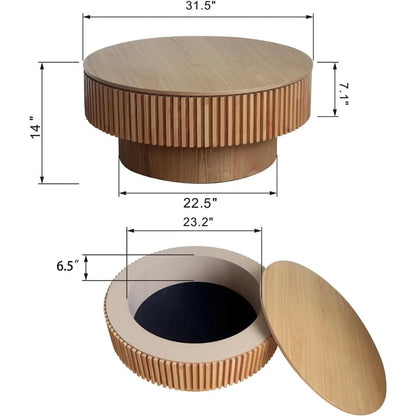31.5'' Handcraft Drum Round