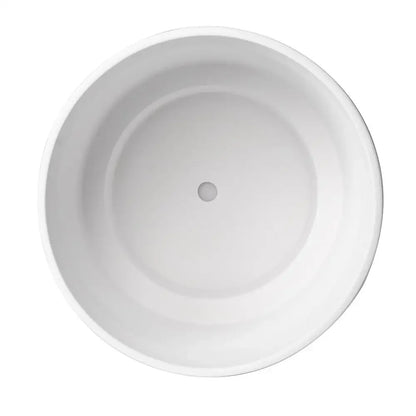 12" White Ceramic Planter Grooved Wave Design Indoor Flower Pot with Drainage Plug