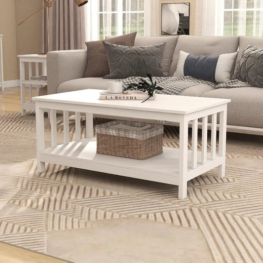 39.9L*22W*18.1H Farmhouse Coffee Table