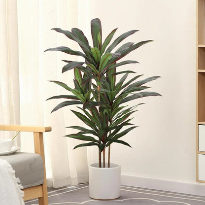 5ft Red Yucca Silk Tree Faux Plants Indoor