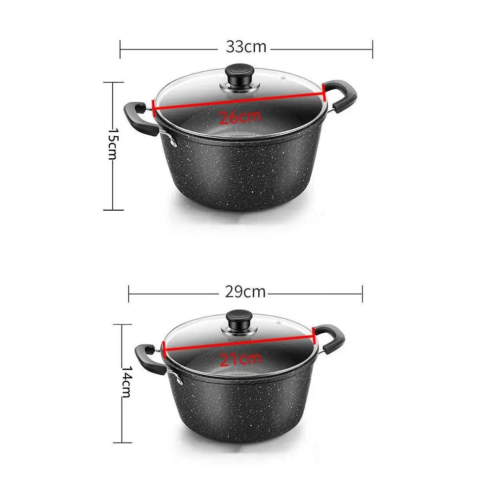 Stone Soup Pot Non-stick with Lid