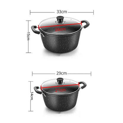 Stone Soup Pot Non-stick with Lid