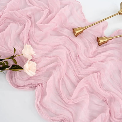 Gauze Table Runner Dinning  Decoration