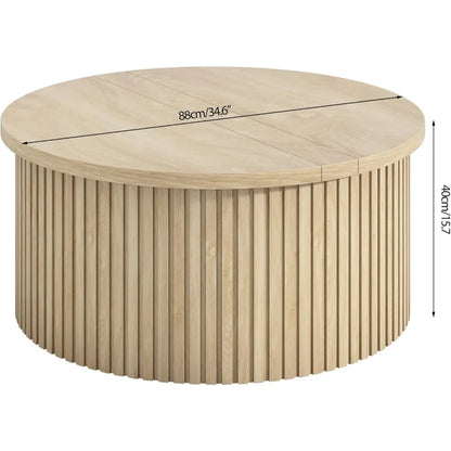 34.6'' Lift Top Coffee Table with Storage