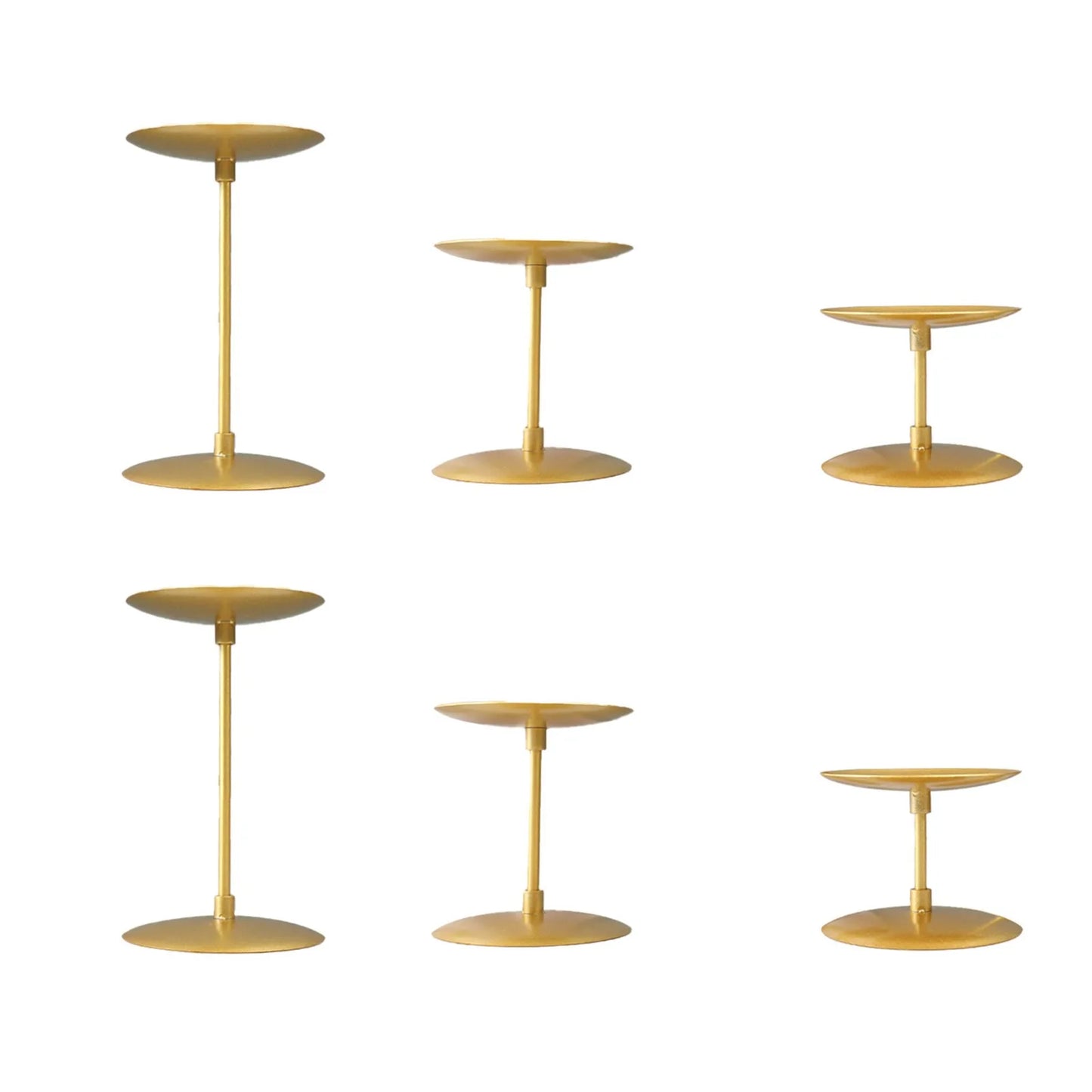 2.7''/4''/6'' Holder 6 Pcs Fireplace Candles For Inside Fireplace
