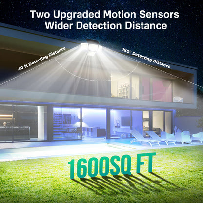 3000LM 188 LED Motion Sensor Lights