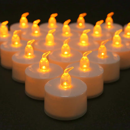 12/24Pcs Flameless LED Candle Battery Operated Flickering Candle