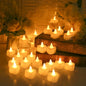 12/24Pcs Flameless LED Candle Battery Operated Flickering Candle