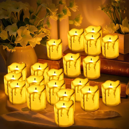 Flameless Led Tea Lights Candle Battery Operated