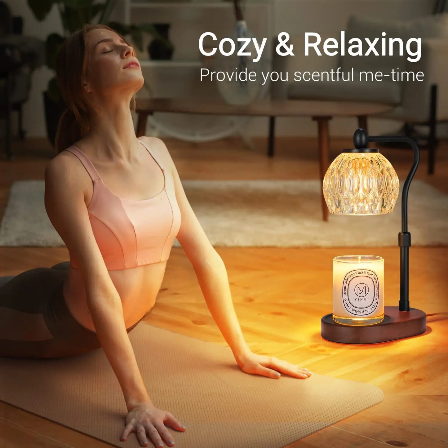 110V/230V Bedside Lamp Adjustable Candle Warmer