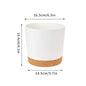 Large Flowerpot Plastic Indoor with Drainage