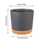 Large Flowerpot Plastic Indoor with Drainage