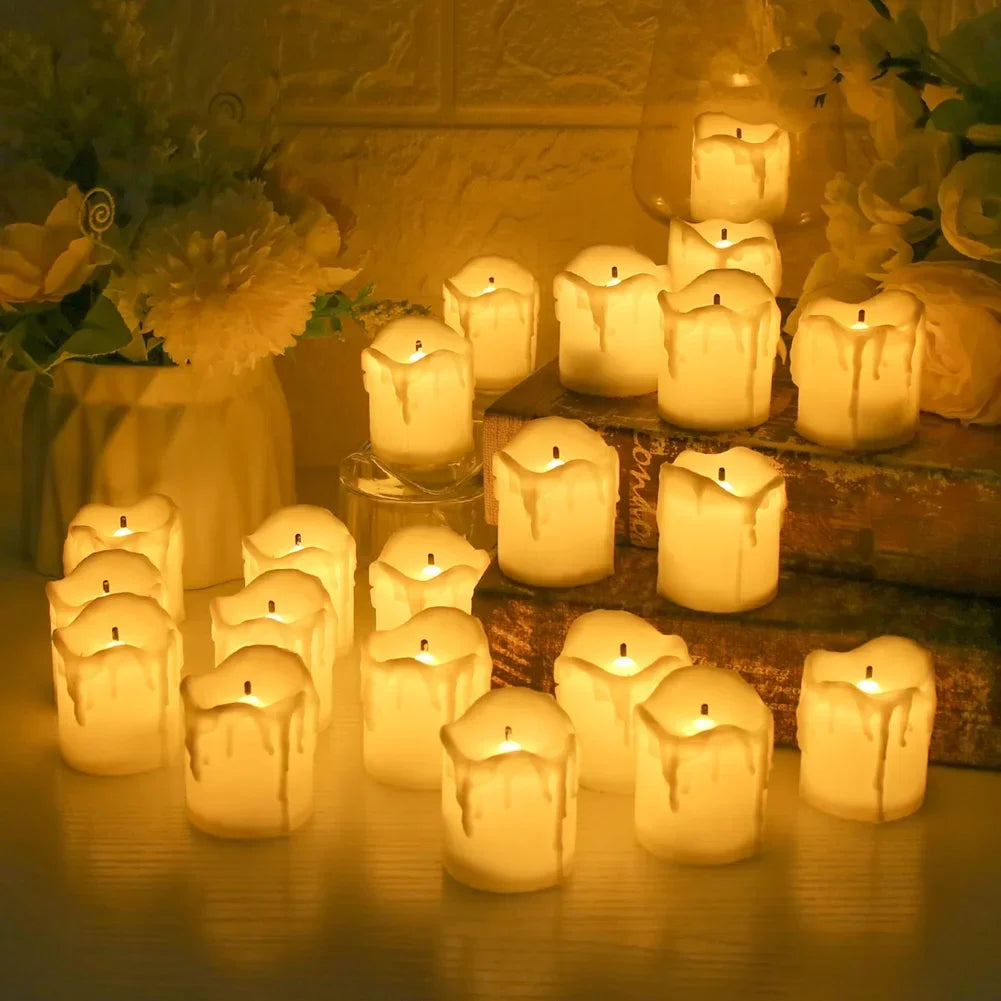 Flameless Led Tea Lights Candle Battery Operated