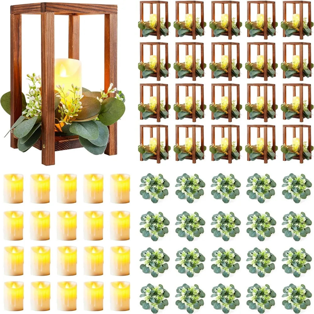 60 Pcs/20 Set Wedding Lantern Centerpiece